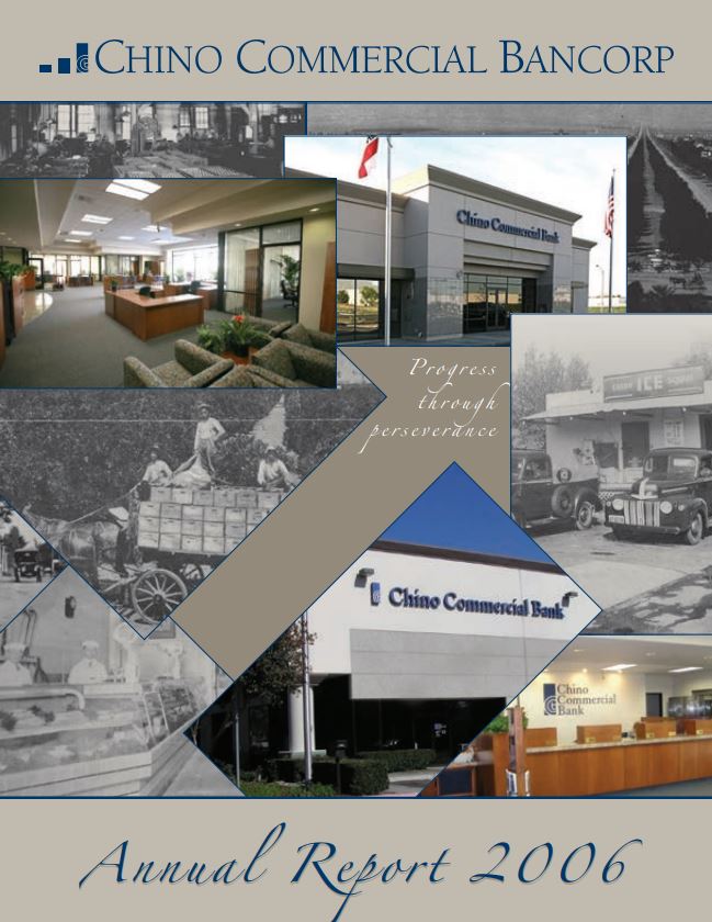 Annual Reports & Financial Information Chino Commercial Bank